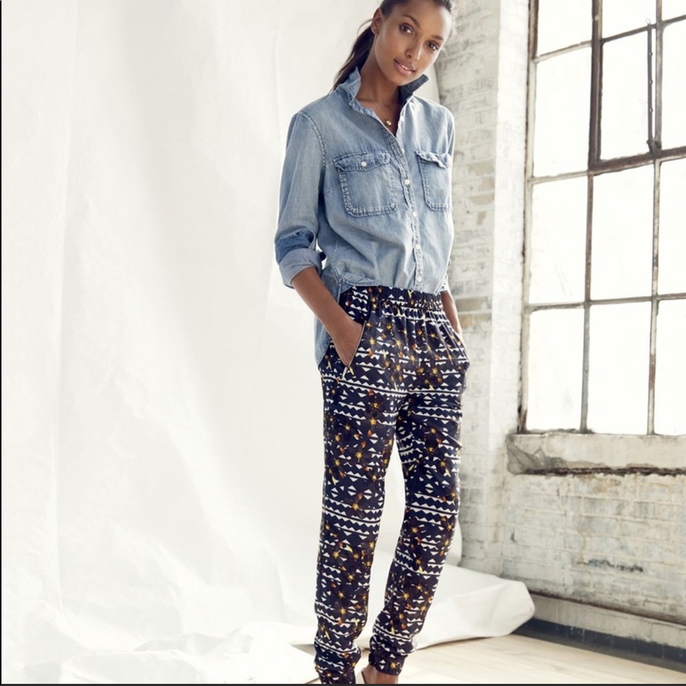 J Crew Patterned Pant